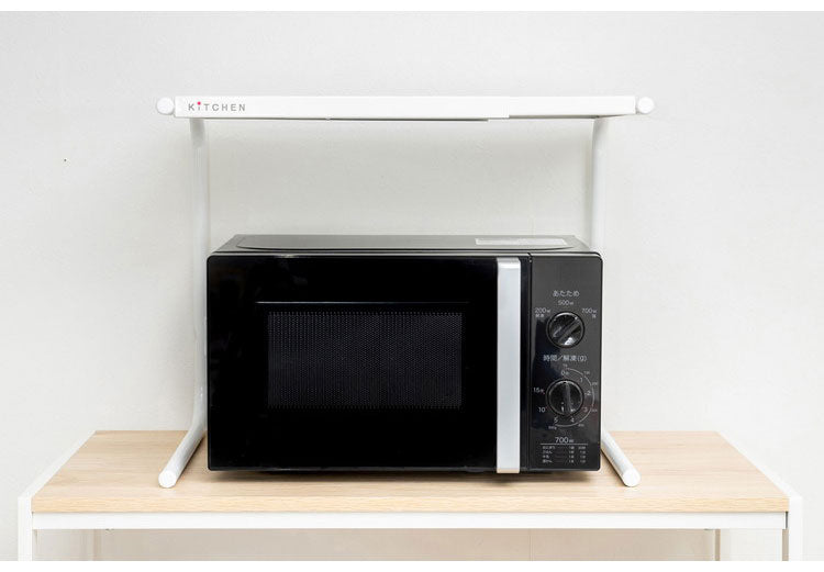 レンジ上ラック 伸縮タイプ 幅40~60 レンジ上 ラック キッチンラック キッチン収納 伸縮レンジ上ラック レンジ台 電子レンジ トースター 家電上ラック 伸晃 Belca