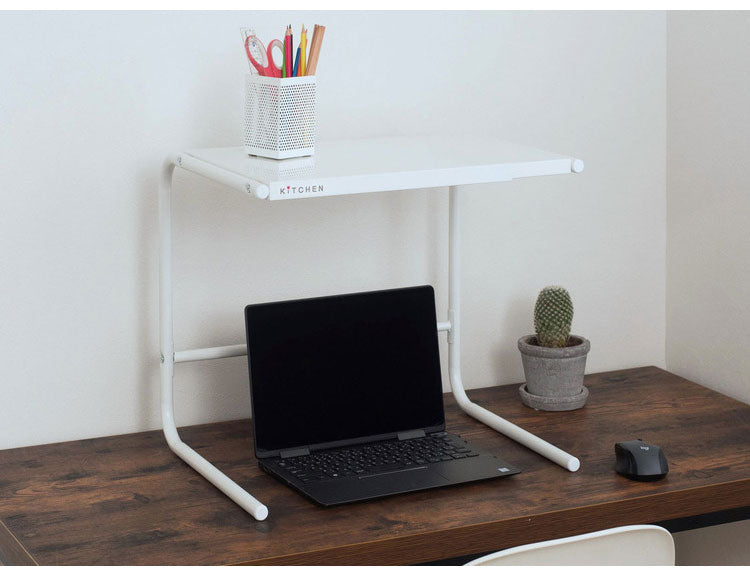 レンジ上ラック 伸縮タイプ 幅40~60 レンジ上 ラック キッチンラック キッチン収納 伸縮レンジ上ラック レンジ台 電子レンジ トースター 家電上ラック 伸晃 Belca