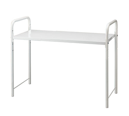 伸縮式 レンジ上ラック 幅55~85cm 大型レンジ対応 家電上ラック RUW-EX キッチンラック レンジラック 電子レンジ オーブンレンジ 棚 トースターラック キッチン収納 伸晃 Belca