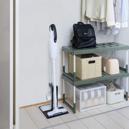 マキタ対応 掃除機スタンド マルチクリーナースタンド コードレスクリーナー スタンド 掃除機収納 スティッククリーナー クリーナースタンド ブラック 黒 おしゃれ CS-MBK 伸晃 Belca