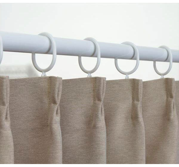 間仕切り 突っ張りカーテンポール 縦横伸縮 カーテンレール 簡単つっぱりカーテンポール 簡単設置 穴あけ不要 つっぱり リング付き クローゼット ワードローブ TU-TPC3 伸晃 Belca