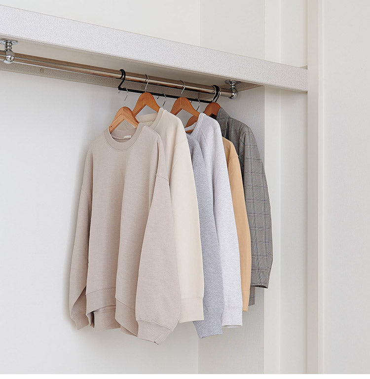 クローゼット ダブル収納ハンガー 衣類の収納量アップ! 吊り下げハンガー 衣類収納 吊り下げハンガー 段違い ハンガーラック 押入れ収納 押入収納 衣類収納 CH-DS1 伸晃 Belca