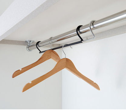 クローゼット ダブル収納ハンガー 衣類の収納量アップ! 吊り下げハンガー 衣類収納 吊り下げハンガー 段違い ハンガーラック 押入れ収納 押入収納 衣類収納 CH-DS1 伸晃 Belca