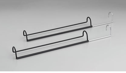 2台セット クローゼット ダブル収納ハンガー 衣類の収納量アップ! 吊り下げハンガー 衣類収納 吊り下げハンガー 段違い ハンガーラック 押入れ収納 押入収納 衣類収納 CH-DS2 伸晃 Belca