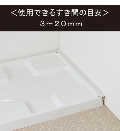 2本セット 日本製 洗面台 隙間パッキン 50cm 抗菌剤入り 差し込むだけ ほこり・水はねガード 洗面 隙間 パッキン キッチン 洗面所 すきまパッキン すき間パッキン 白 ホワイト