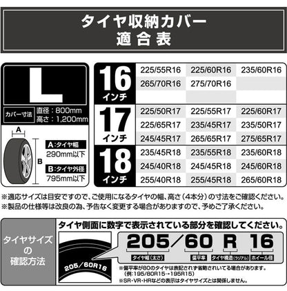 カバー付き タイヤパレット L 保管用セット タイヤの直置き防止 タイヤ収納 耐荷重120kg タイヤラック 物置 ガレージ 屋外 倉庫 タイヤ 収納庫 横置き タイヤカバー 伸晃 Belca