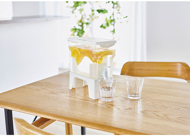 スタンド付きドリンクサーバー 3リットル 冷蔵庫/卓上 そのまま注げる 2way仕様 麦茶ポット 大容量 ウォータージャグ スタンド付き 蛇口付き 卓上 ピッチャー 麦茶 ジュース コジット ソソギーナ