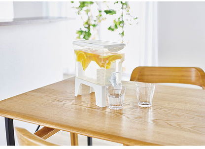 スタンド付きドリンクサーバー 3リットル 冷蔵庫/卓上 そのまま注げる 2way仕様 麦茶ポット 大容量 ウォータージャグ スタンド付き 蛇口付き 卓上 ピッチャー 麦茶 ジュース コジット ソソギーナ