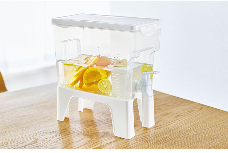 スタンド付きドリンクサーバー 3リットル 冷蔵庫/卓上 そのまま注げる 2way仕様 麦茶ポット 大容量 ウォータージャグ スタンド付き 蛇口付き 卓上 ピッチャー 麦茶 ジュース コジット ソソギーナ