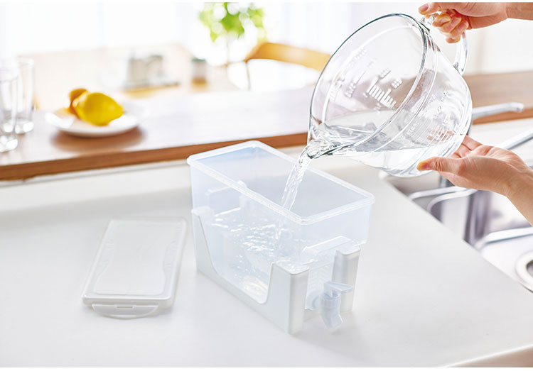 スタンド付きドリンクサーバー 3リットル 冷蔵庫/卓上 そのまま注げる 2way仕様 麦茶ポット 大容量 ウォータージャグ スタンド付き 蛇口付き 卓上 ピッチャー 麦茶 ジュース コジット ソソギーナ