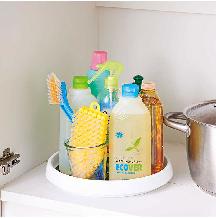 360度回転 冷蔵庫の回転台 奥から取り出しやすい 収納 回転トレー 省スペース 冷蔵庫内 整理整頓 滑り止め付き 取り出しやすい 調味料ラック 棚 卓上 シンク下収納 トレー 回転台