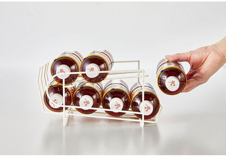 ペットボトル用 コロコロストッカー 500ml~600ml対応 冷蔵庫ストッカー 水 炭酸水 ジュース 冷蔵庫 収納 ペットボトルストッカー 冷蔵庫内 収納 コジット コロガシーナ ペットボトル用