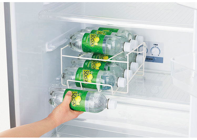 ペットボトル用 コロコロストッカー 500ml~600ml対応 冷蔵庫ストッカー 水 炭酸水 ジュース 冷蔵庫 収納 ペットボトルストッカー 冷蔵庫内 収納 コジット コロガシーナ ペットボトル用