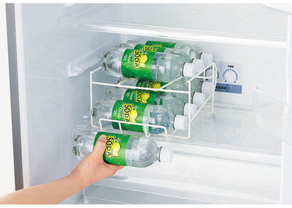 ペットボトル用 コロコロストッカー 500ml~600ml対応 冷蔵庫ストッカー 水 炭酸水 ジュース 冷蔵庫 収納 ペットボトルストッカー 冷蔵庫内 収納 コジット コロガシーナ ペットボトル用