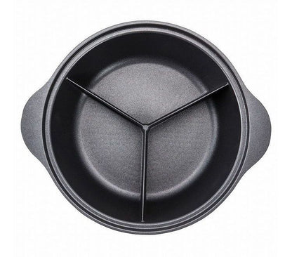 IH 3食鍋 三食鍋 ガラス蓋付 26cm ダイヤモンドコート ND-8400 ビストロ・トレシェルタ キムチ鍋 韓国料理(代引不可)