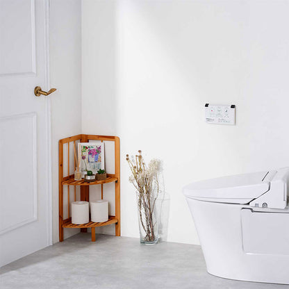 天然木 コーナーラック 2段 オープンラック すき間収納 隙間収納 トイレラック プランター台 フラワースタンド 花台 ウッドラック ガーデニング ガーデンラック 棚 シェルフ 木製 玄関収納 おしゃれ