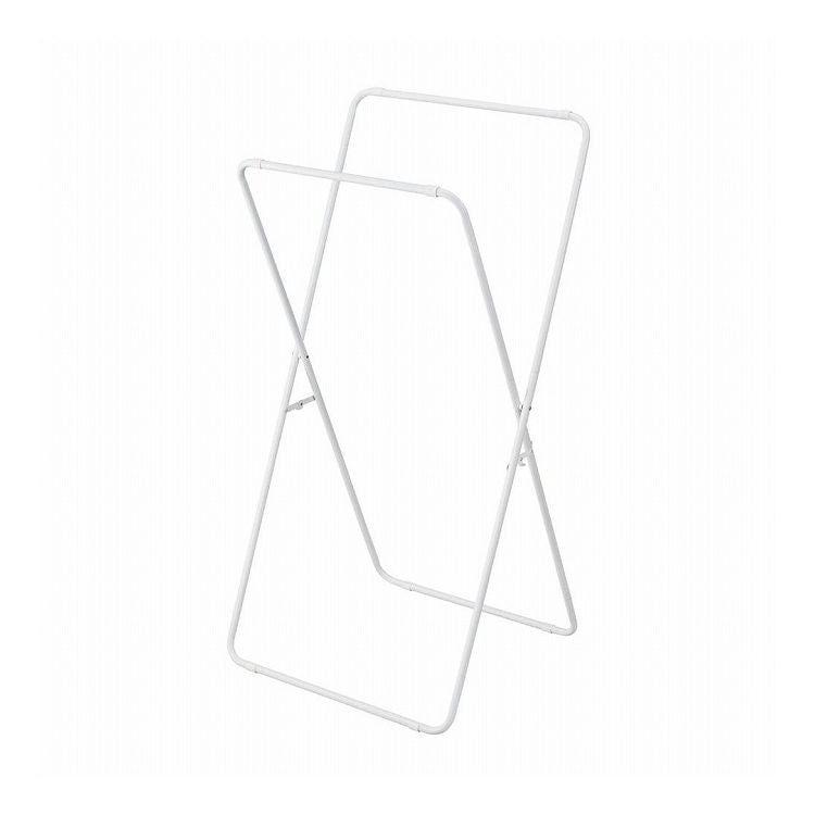 ベストコ 物干し 室内干し X型 組み立て簡単 すっきり コンパクト 幅70×奥行64.5×高さ127cm ホワイト NY-331