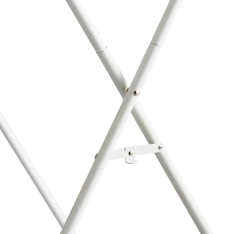 ベストコ 物干し 室内干し X型 組み立て簡単 すっきり コンパクト 幅70×奥行64.5×高さ127cm ホワイト NY-331