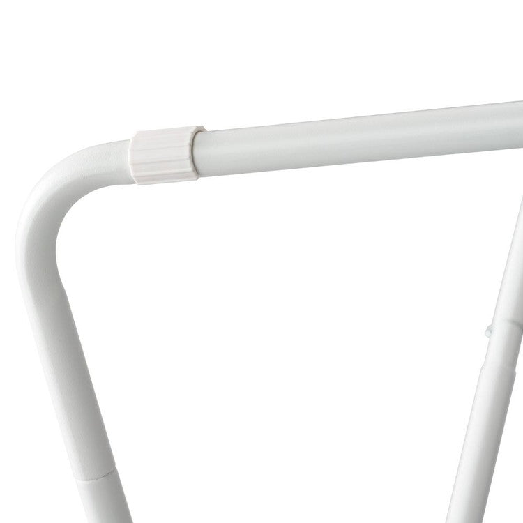 ベストコ 物干し 室内干し X型 組み立て簡単 すっきり コンパクト 幅70×奥行64.5×高さ127cm ホワイト NY-331