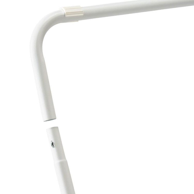 ベストコ 物干し 室内干し X型 組み立て簡単 すっきり コンパクト 幅70×奥行64.5×高さ127cm ホワイト NY-331