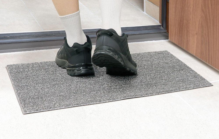 ベストコ 玄関マット 屋外 ソフト 泥落とし 滑り止め 40×60cm グレー ND-3841