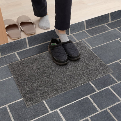 ベストコ 玄関マット 屋外 ソフト 泥落とし 滑り止め 40×60cm グレー ND-3841