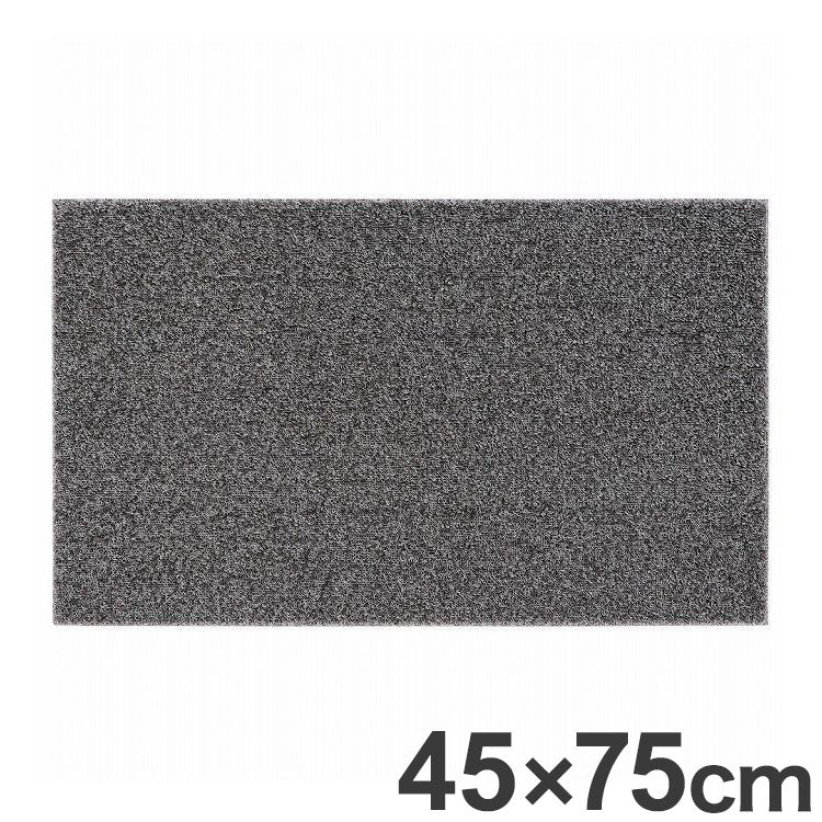 ベストコ 玄関マット 屋外 ソフト 泥落とし 滑り止め 45×75cm グレー ND-3842