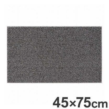 ベストコ 玄関マット 屋外 ソフト 泥落とし 滑り止め 45×75cm グレー ND-3842