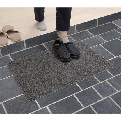 ベストコ 玄関マット 屋外 ソフト 泥落とし 滑り止め 45×75cm グレー ND-3842