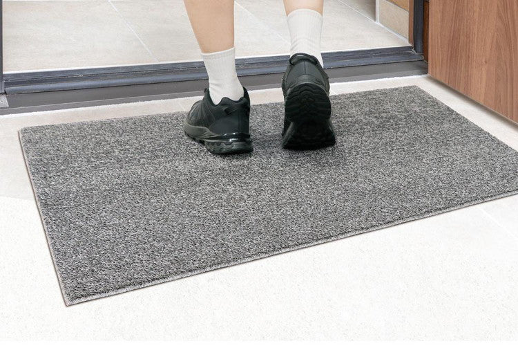 ベストコ 玄関マット 屋外 ソフト 泥落とし 滑り止め 60×90cm グレー ND-3843