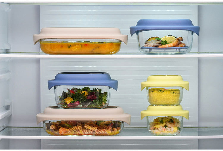 ベストコ ガラス 保存容器 500ml イエロー レシピ付き 電子レンジ オーブン 食洗機対応 LNG481 ロック&ロック ユニクッカー