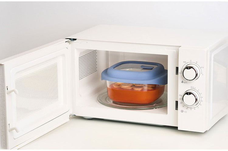 ベストコ ガラス 保存容器 1.5L ブルー レシピ付き 電子レンジ オーブン 食洗機対応 LNG482 ロック&ロック ユニクッカー