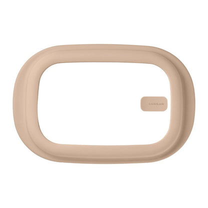 ベストコ ガラス 保存容器 1.6L ベージュ レシピ付き 電子レンジ オーブン 食洗機対応 LNG483 ロック&ロック ユニクッカー