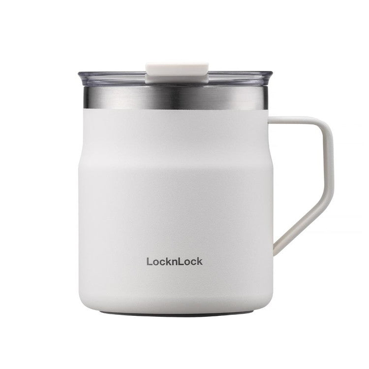 ベストコ マグカップ ふた付き 保温 保冷 ステンレス 355ml ホワイト LHC4218NWHT ロック&ロック メトロ