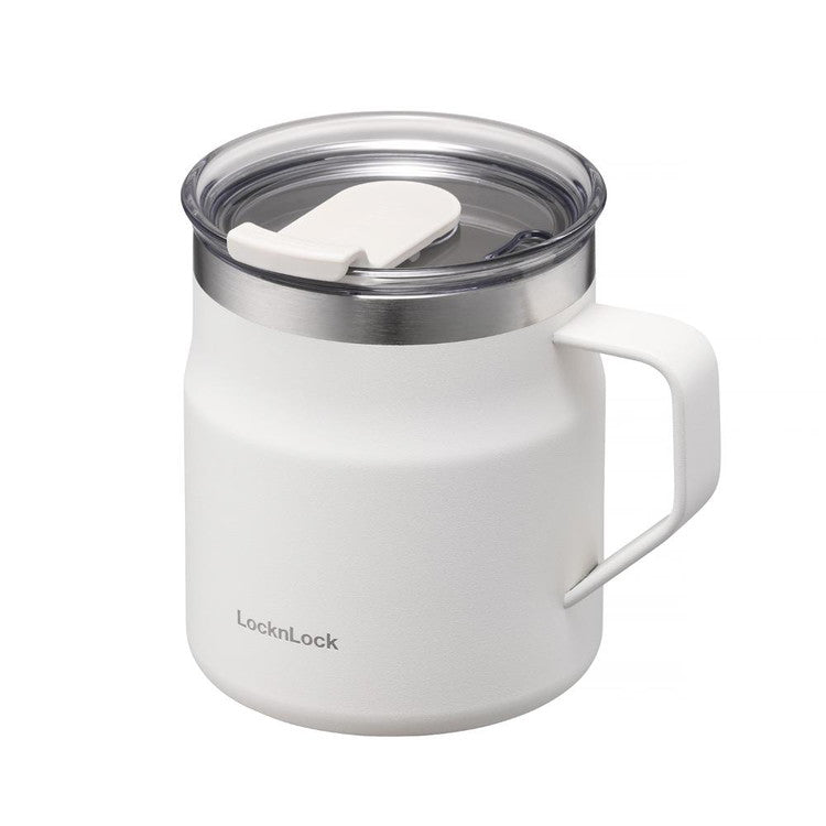 ベストコ マグカップ ふた付き 保温 保冷 ステンレス 355ml ホワイト LHC4218NWHT ロック&ロック メトロ