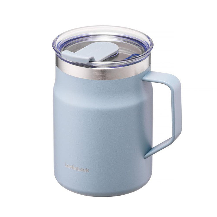 ベストコ マグカップ ふた付き 保温 保冷 ステンレス 475ml ブルー LHC4219SBLU ロック&ロック メトロ