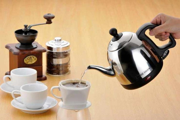 HOME SWAN ステンレス 0.8L 電気ドリップケトル SSK-08
