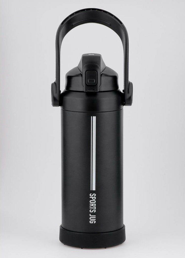 ベストコ ダブルステンレス スポーツジャグ 水筒 2.2L 保冷専用 ブラック NQ-0321