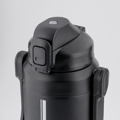 ベストコ ダブルステンレス スポーツジャグ 水筒 2.2L 保冷専用 ブラック NQ-0321