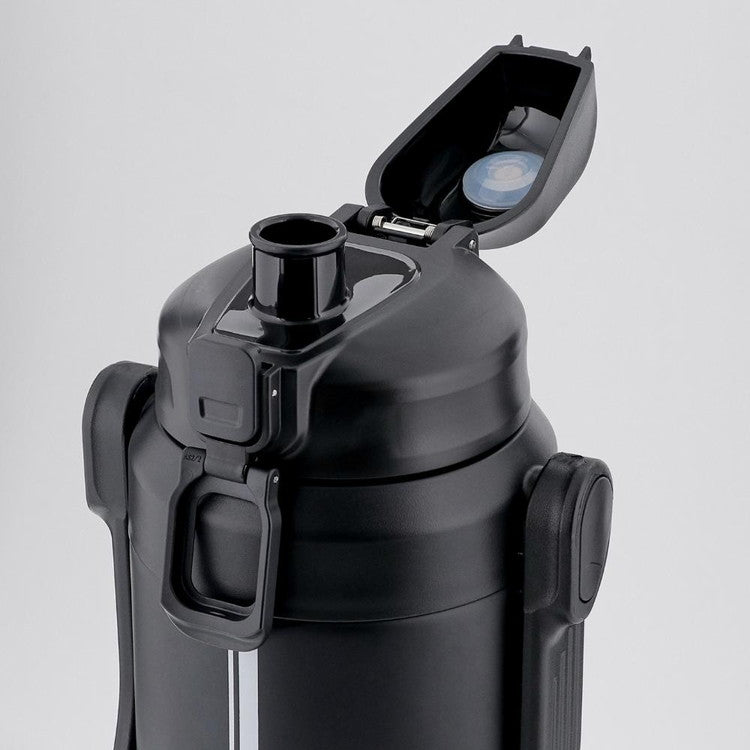 ベストコ ダブルステンレス スポーツジャグ 水筒 2.2L 保冷専用 ブラック NQ-0321