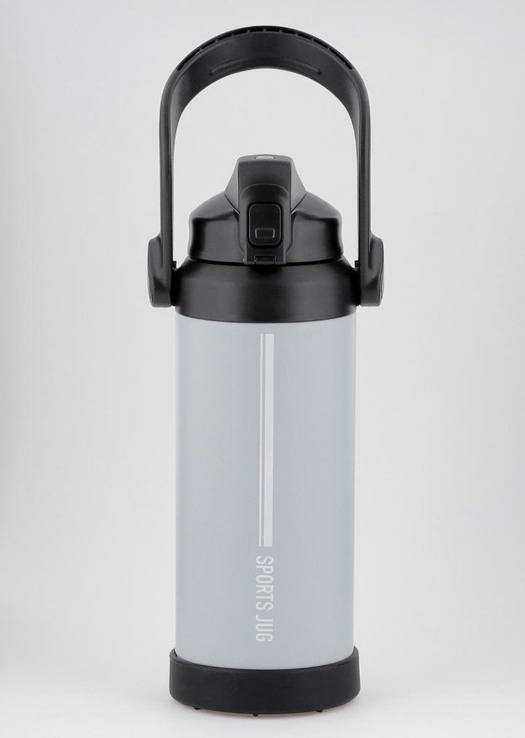 ベストコ ダブルステンレス スポーツジャグ 水筒 2.2L ライトグレー NQ-0322