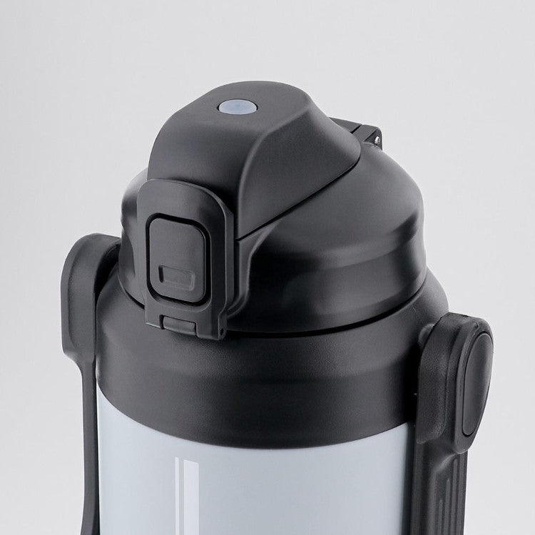 ベストコ ダブルステンレス スポーツジャグ 水筒 2.2L ライトグレー NQ-0322