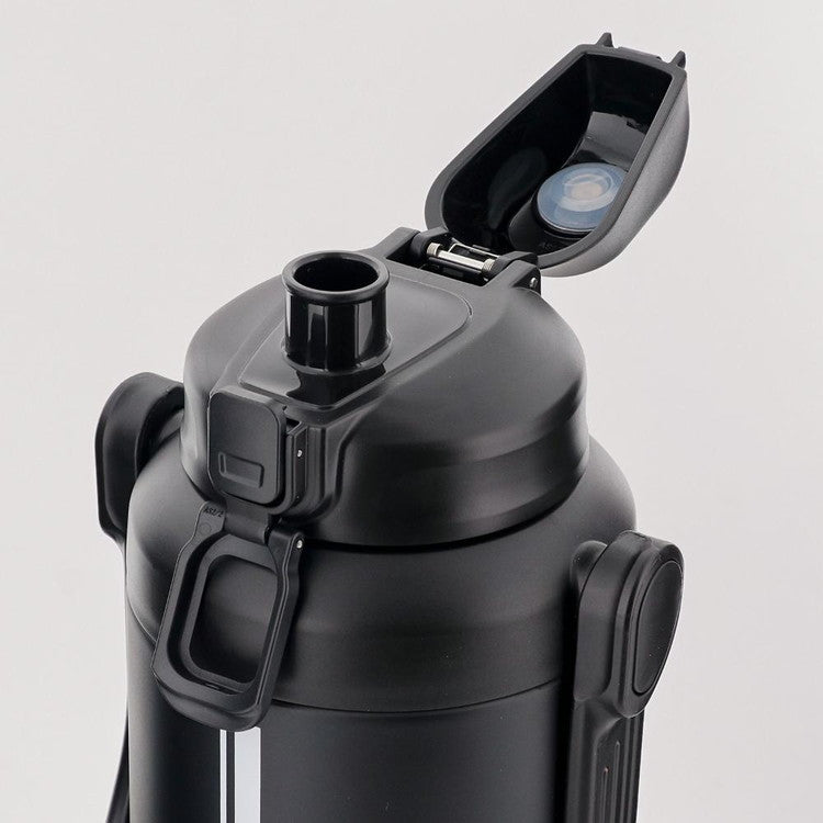 ベストコ ダブルステンレス スポーツジャグ 水筒 3.0L ブラック NQ-0323