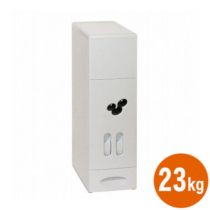 ベストコ 米びつ 23kg 計量機能 スリム 無洗米対応 日本製 オフホワイト MA-3902 ハイザー