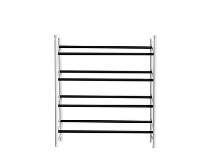 伸縮式4段シューズラック 幅62~114cm MONOTONY モノトニー シューズラック 4段 シューズボックス シューズケース 靴箱 玄関収納 A-77143