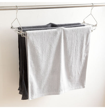 アーネスト たためるバスタオルハンガー 3枚干し ステンレス製 省スペース 畳める ピンチ付き ピンチハンガー A-77412