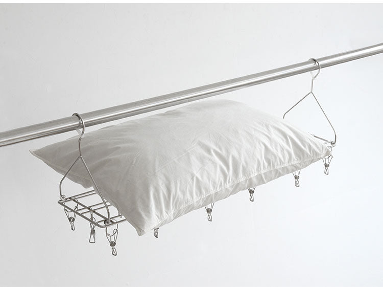 アーネスト たためるバスタオルハンガー 3枚干し ステンレス製 省スペース 畳める ピンチ付き ピンチハンガー A-77412