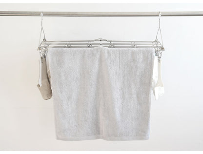 アーネスト たためるバスタオルハンガー 4枚干し ステンレス製 省スペース 畳める ピンチ付き ピンチハンガー A-77413