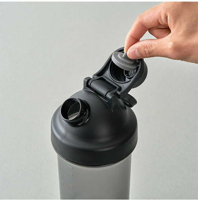 【2個セット】完全密閉 プロテインシェイカー 830ml 目盛付き 洗いやすい ボールなし BPAフリー 韓国発 LocknLock デザインボトル プロテイン シェイカー シェーカー ボトル 可愛い かわいい おしゃれ