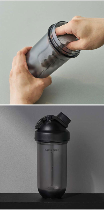 【2個セット】完全密閉 プロテインシェイカー 830ml 目盛付き 洗いやすい ボールなし BPAフリー 韓国発 LocknLock デザインボトル プロテイン シェイカー シェーカー ボトル 可愛い かわいい おしゃれ